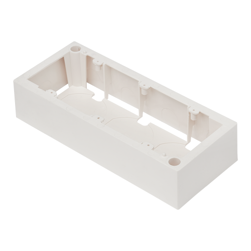 Wall mounting box for French size mounting frame